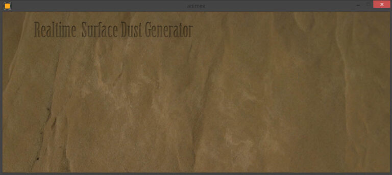 Realtime Surface Dust Generator